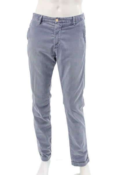 Rag & Bone Mens Chino Pants Blue Cotton Button Size 32