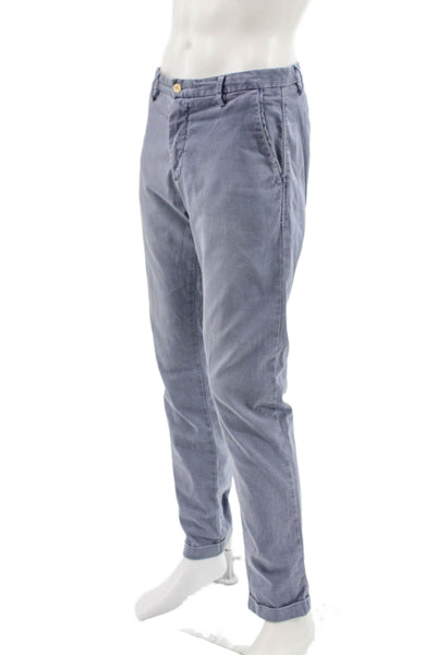 Rag & Bone Mens Chino Pants Blue Cotton Button Size 32