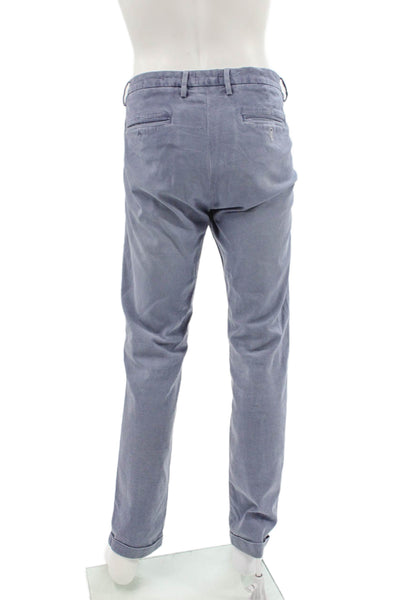 Rag & Bone Mens Chino Pants Blue Cotton Button Size 32