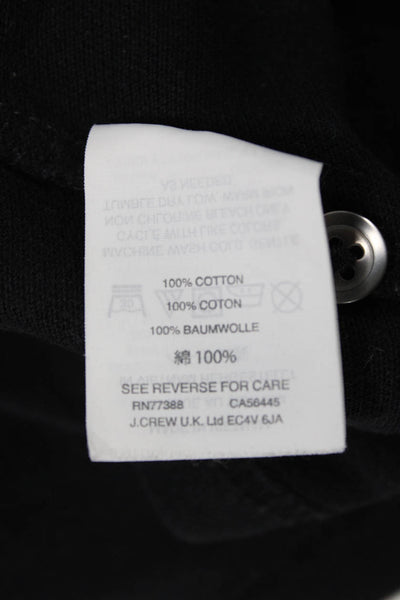 J Crew Mens Gray Collared Short Sleeve T-Shirt 100% Cotton Size M