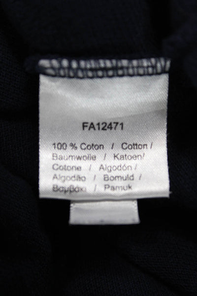 Lacoste Mens Blue 100% Cotton Collared Short Sleeve Polo T-Shirt Size 4