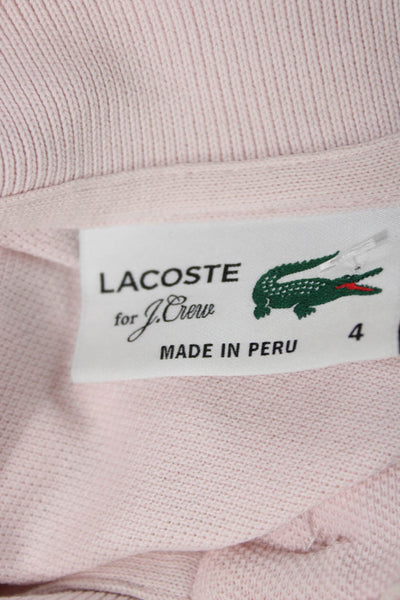 J Crew Mens Polo T-Shirt Pink 100% Cotton Collared Size 4