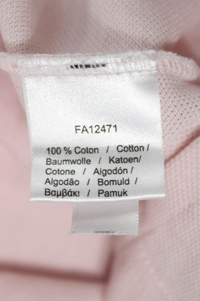 J Crew Mens Polo T-Shirt Pink 100% Cotton Collared Size 4