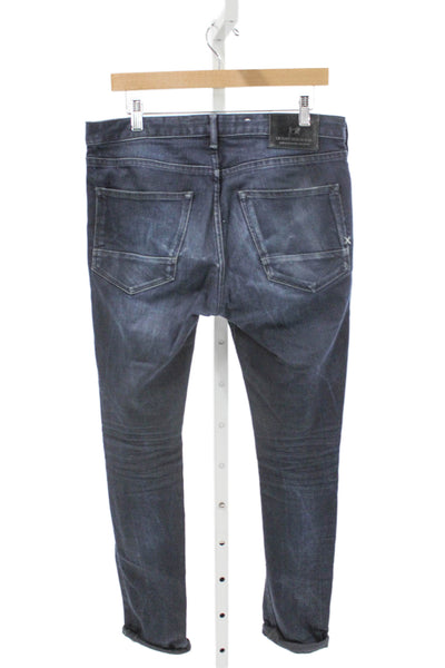 Scotch & Soda Mens Skinny Jeans Blue Cotton Size 30