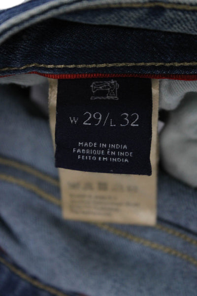 Scotch & Soda Men Skinny Jeans Blue Cotton Button Size 29