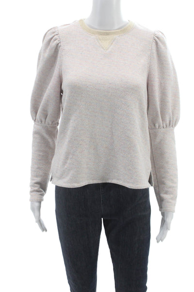 Saylor Women Multicolor Pullover Crew Neck Sweater Long Sleeve Size L