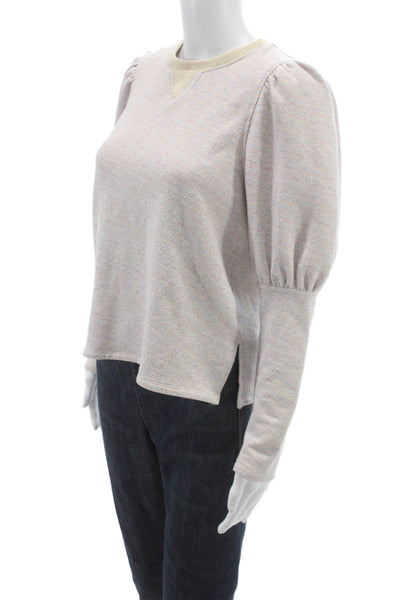 Saylor Women Multicolor Pullover Crew Neck Sweater Long Sleeve Size L
