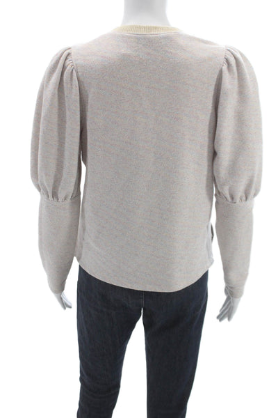 Saylor Women Multicolor Pullover Crew Neck Sweater Long Sleeve Size L