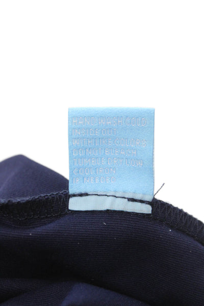 J. Mclaughlin Womens Cropped Nylon Pull On Pants Blue Size S