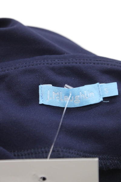 J. Mclaughlin Womens Cropped Nylon Pull On Pants Blue Size S