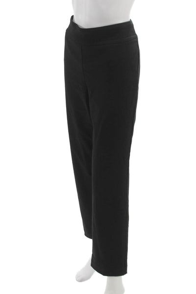 J. Mclaughlin Women Dress Pants Black Rayon Pull On Size 14