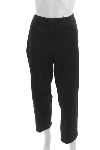 Annette Gortz Women Cropped Black Pants Size 44