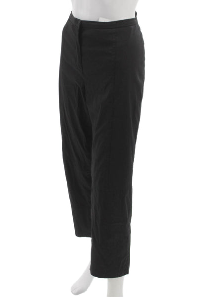 Annette Gortz Women Cropped Black Pants Size 44