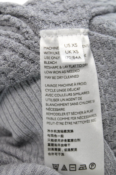 We The Free Womens Tunic T-Shirt Gray Long Sleeve Round Neck Size XS