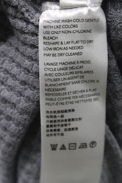 We The Free Womens Tunic T-Shirt Gray Long Sleeve Round Neck Size XS