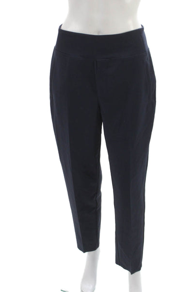 Athleta Womens Ankle Pants Blue Polyester Pull On Size 4