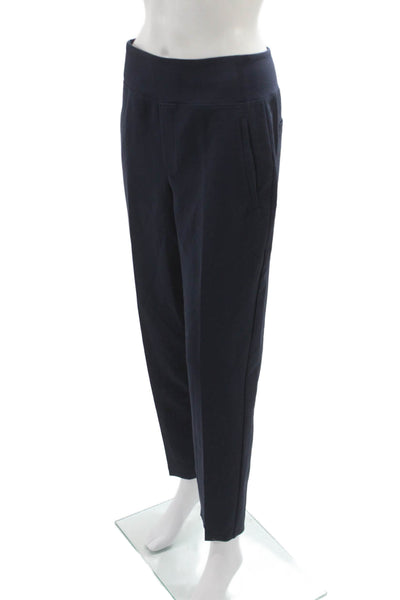 Athleta Womens Ankle Pants Blue Polyester Pull On Size 4