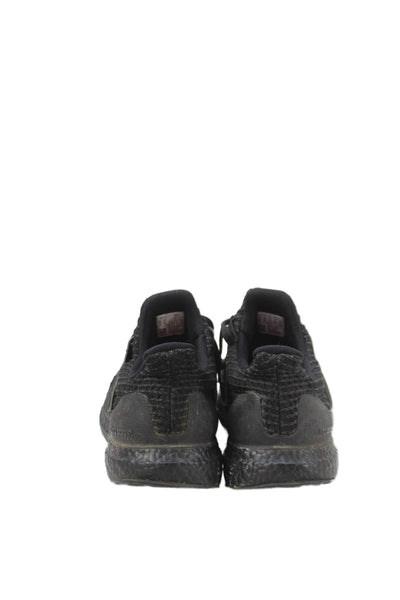 Adidas Womens Lace Up Ultra Boost Knit Low Top Running Sneakers Black Size 9