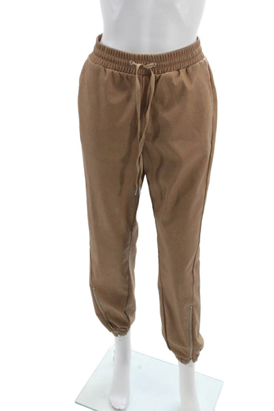 Philanthropy Womens Brown Polyester Jogger Pants Drawstring Size S