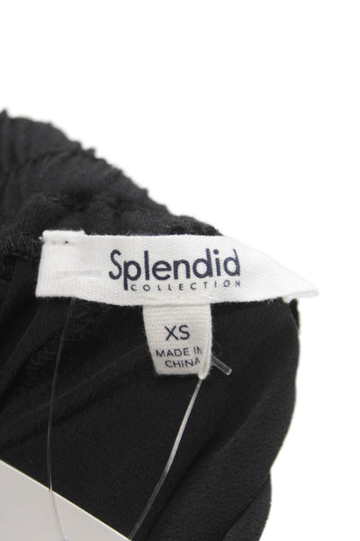 Splendid Women Jogger Pants Silk Pull On Black Size XS