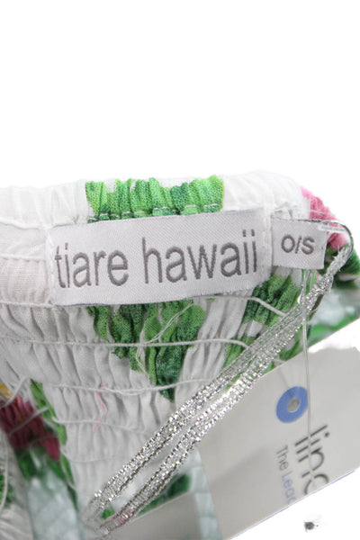 Tiare Hawaii Womens Floral Maxi Dress Square Neck Size One Size