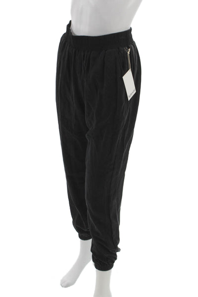 Splendid Womens Jogger Pants Black Polyester Pull On Size XS