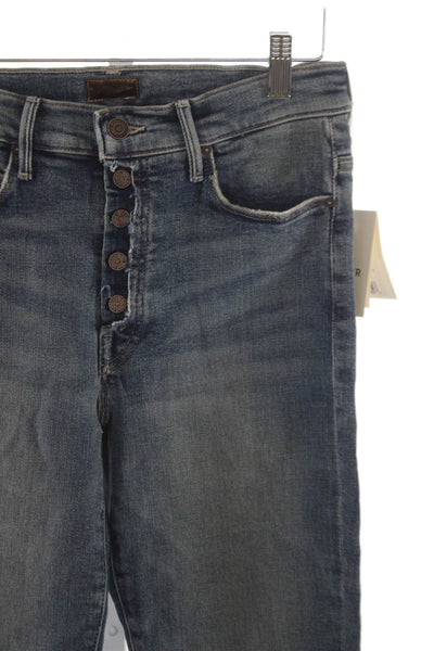 Mother Women Skinny Jeans Blue Size 26