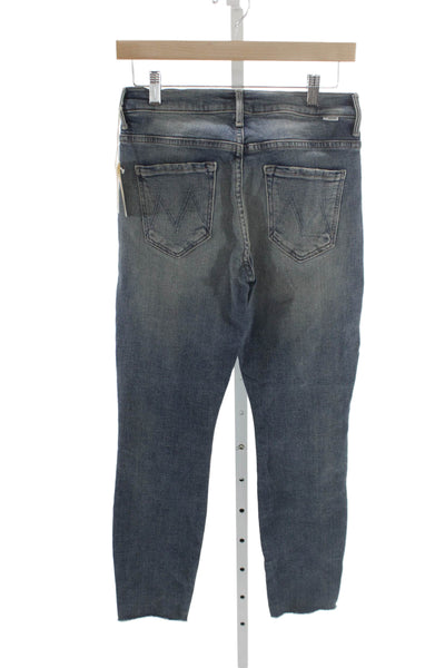 Mother Women Skinny Jeans Blue Size 26