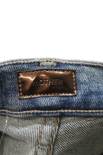Mother Women Skinny Jeans Blue Size 26