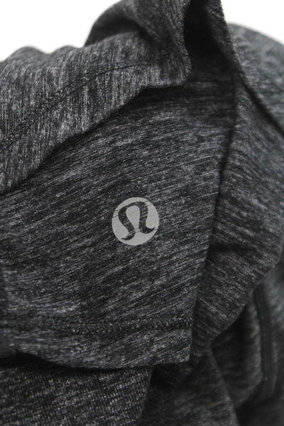 Lululemon Women Sleeveless V-Neck Knit Tank Gray Basic Size S