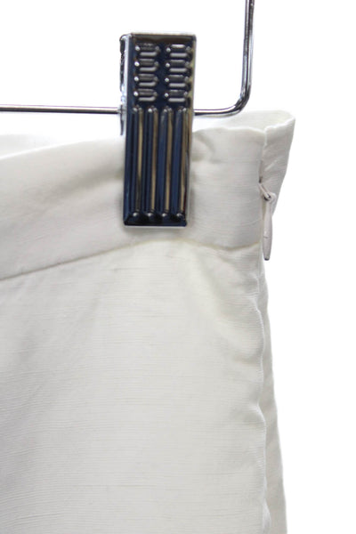 & Other Stories Womens Ivory Viscose Dress Pants Zip Closure Size 4