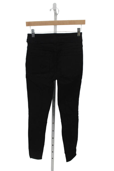 Frame Women Black Skinny Jeans Cotton Blend Size 26