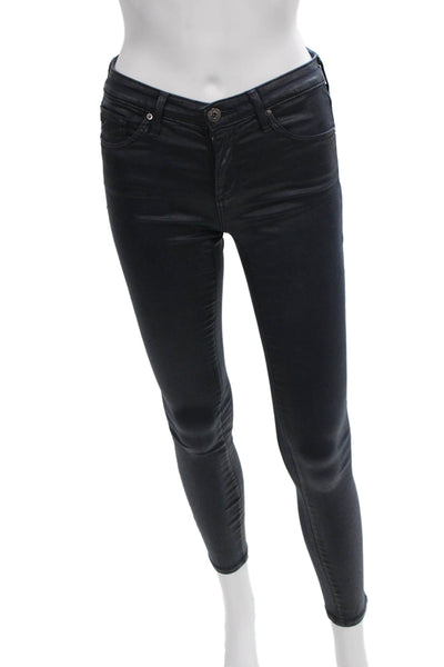 AG Adriano Goldschmied Womens Skinny Jeans Blue Size 24