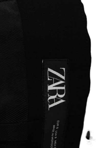 Zara Women Corset Top Sleeveless Sweetheart Neckline Black Size S