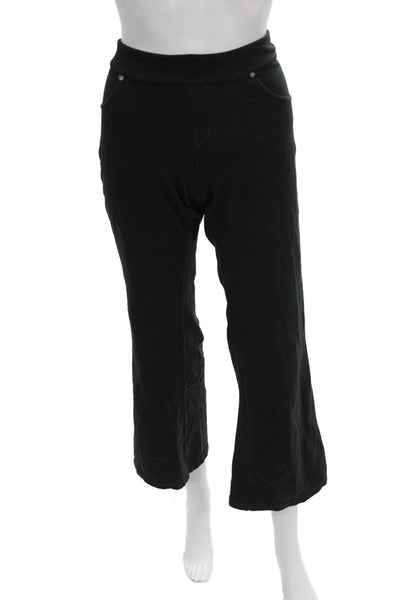 Athleta Women Capri Pants Black Supplex Nylon Lycra Size S