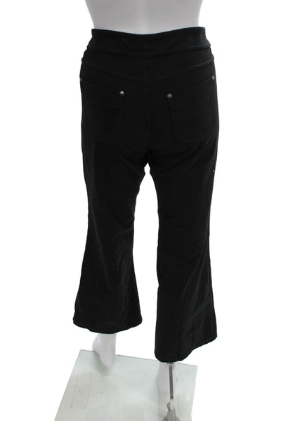 Athleta Women Capri Pants Black Supplex Nylon Lycra Size S