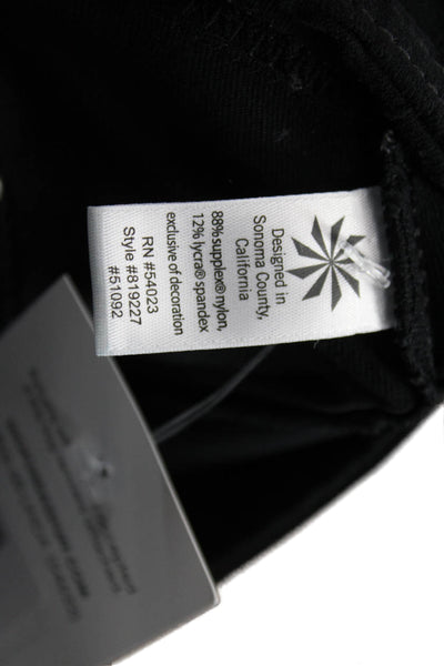 Athleta Women Capri Pants Black Supplex Nylon Lycra Size S