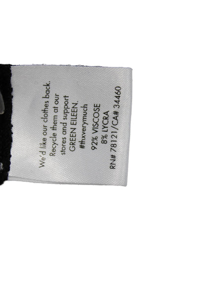 Eileen Fisher Women Black Tank Dress Sleeveless Scoop Neck Midi Size S
