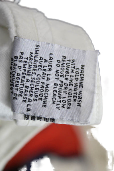 Fabrizio Gianni Women White Straight Jeans Cotton Size 8