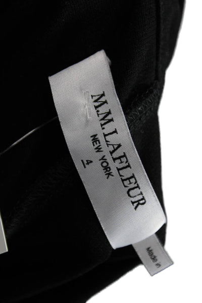 M.M. Lafleur Women Ankle Leggings Black Size 4