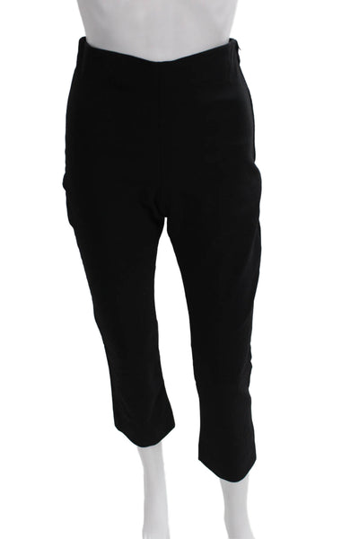 M.M. Lafleur Womens Cropped Black Pants Size 2
