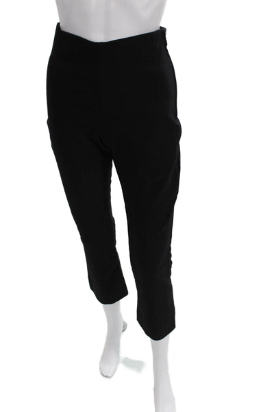 M.M. Lafleur Womens Cropped Black Pants Size 2