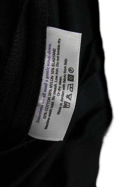 M.M. Lafleur Womens Cropped Black Pants Size 2