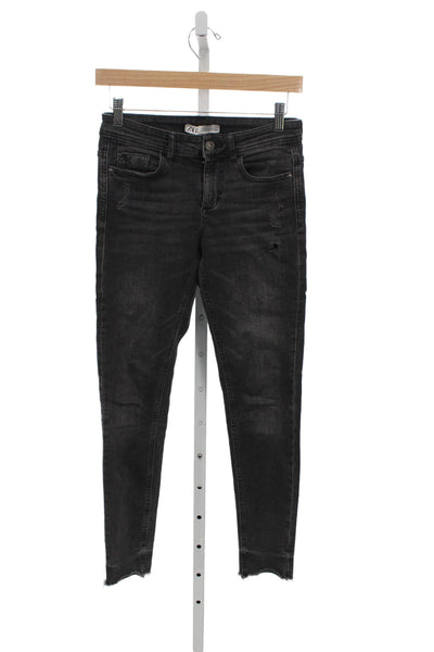 Zara Women Skinny Black Jeans Size 2