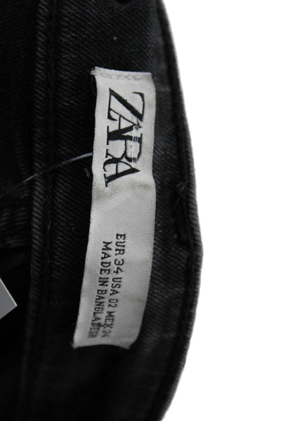 Zara Women Skinny Black Jeans Size 2