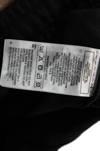 Adidas Unisex Adults Jogger Pants Black Drawstring Cotton Blend Size S