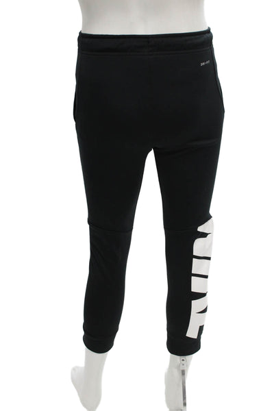 Nike Unisex Adults Black Polyester Jogger Pants Size L