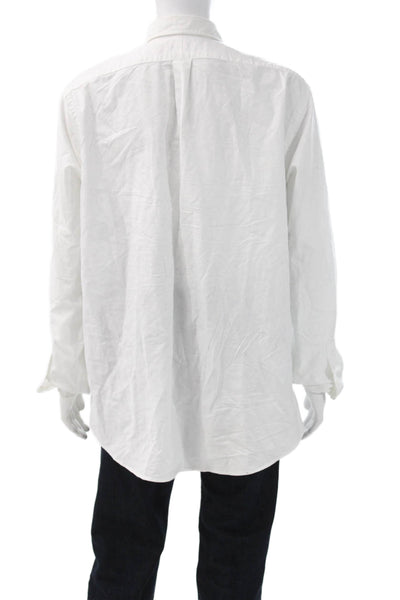 Polo Ralph Lauren Mens Cotton Collar Classic Fit Button Down Shirt White Sz XXL
