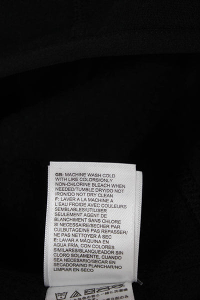 The North Face Mens Full Zip Hoodie Black High Neck Size 2XL