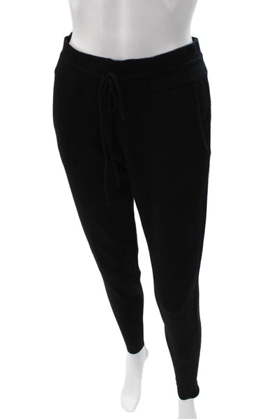 Zara Women Jogger Pants Black Drawstring Size S